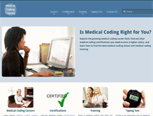Tablet Screenshot of medicalcodingtraining.com